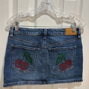 Juicy Couture Dark Blue Mini Skirt